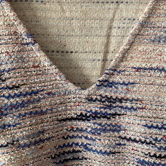 π Madewell Rainbow Jacquard Full Sleeve Top L NWT - Picture 6 of 8